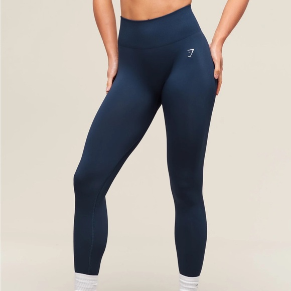 Gymshark Pants - Gymshark Everyday Seamless Legging Navy XS
